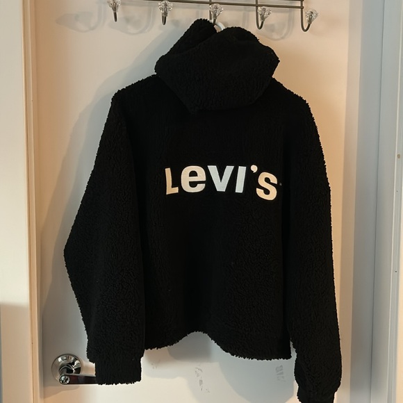 NWOT Levi’s teddy hoodie - Picture 4 of 6